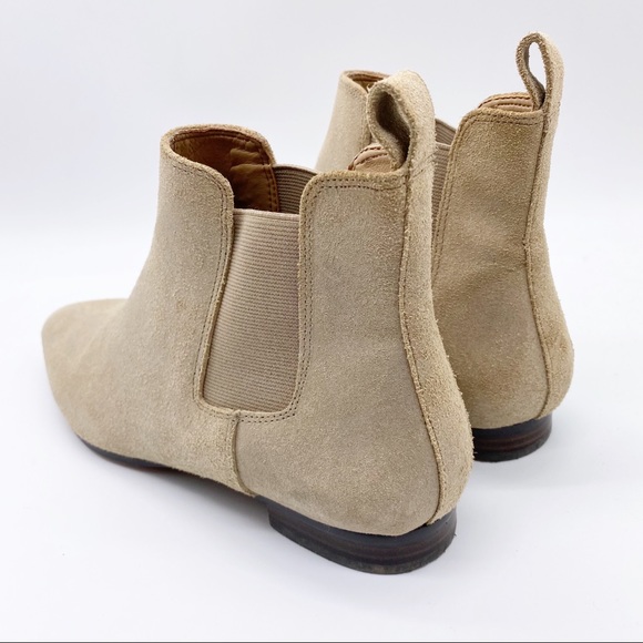 Banana Republic-Leather Taupe Slip on Bootie 7 - Picture 4 of 10